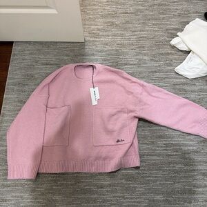 Blush Pink Women's Crew Neck Sweater